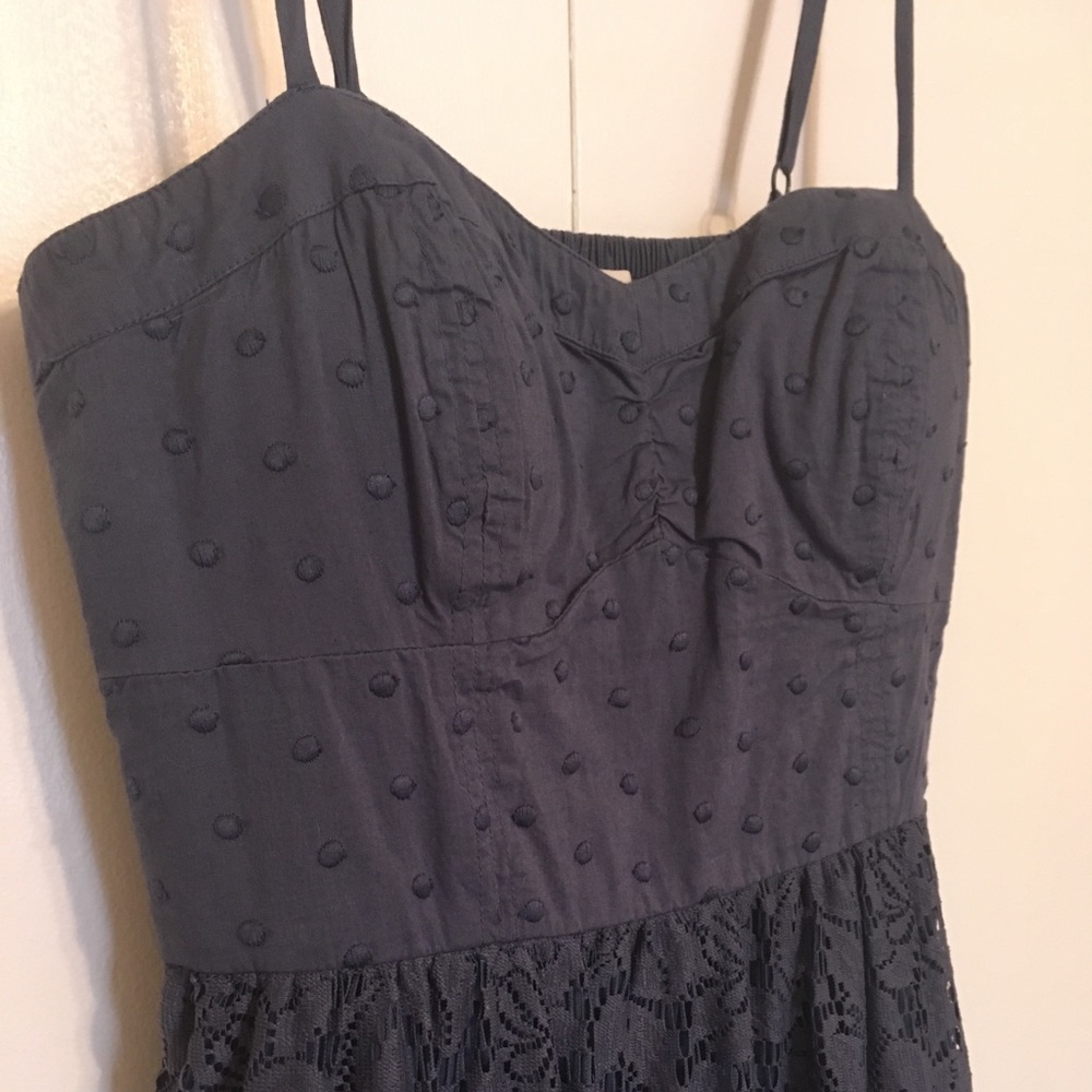 Navy Blue Lace Dress from AEO